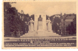 CP Kortrijk Nels Volkspark Standbeeld Aug. Reynaert - Kortrijk