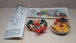 1998 Ferrero - Kinder Surprise - 612790 & 612820 - Stimmungsbarometer - Complete Set+ 2 BPZ's - Monoblocs