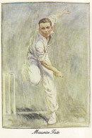 Arthur Percy Frank Chapman Kent England Cricket Painting Postcard - Críquet