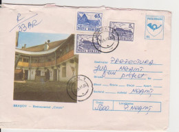 BRASOV RESTAURANT  ROMANIA POSTAL STATIONERY 1992 - Alimentation