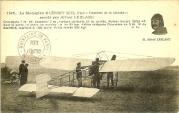 91 JUVIZY PORT AVIATION DU 18/10/1909 LE Alfred LEBLANC SUR BLERIOT XIII OBLITERATION - Erst- U. Sonderflugbriefe