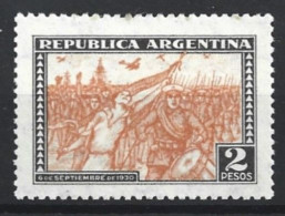 Argentina 1930 Revolution $2 MH Stamp CV:  USD 45 - Ongebruikt