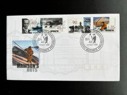 AUSTRALIAN ANTARCTIC TERRITORY 2000 FDC MAWSON'S HUTS  AUSTRALIE DOGS SHIPS - FDC