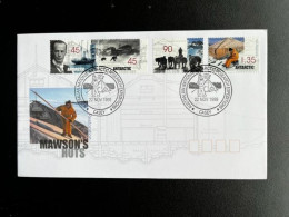 AUSTRALIAN ANTARCTIC TERRITORY 2000 FDC MAWSON'S HUTS  AUSTRALIE DOGS SHIPS - FDC