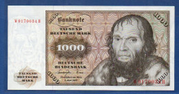 FEDERAL REPUBLIC OF GERMANY - P.36a – 1000 Deutsche Mark 1977 AUNC-, S/n W9170034H - 1.000 DM