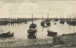 ENG114   --  FISHING FLEET IN NEWLYN HARBOUR  --  1909 - Land's End