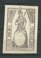 ESPANA Spain 1868 Paper Stamp 60 Cs De Eo Revenue Tax Judicial - Steuermarken/Dienstmarken
