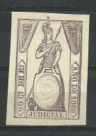 ESPANA Spain 1868 Paper Stamp 60 Cs De Eo Revenue Tax Judicial - Fiscal-postal