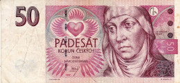 Czech Republic 50 Korun 1997 VF P-17 "free Shipping Via Regular Air Mail (buyer Risk)" - República Checa