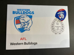 (3 Q 34) Australia AFL Team (2023) Commemorative Cover (for Sale From 27 March 2023) Western Bulldogs - Brieven En Documenten