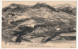 CPA - LUS-LA-CROIX-HAUTE (Drôme) - La Ligne De Chemin De Fer De Grenoble à Gap Et La Route Nationale - Other & Unclassified