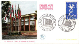 EUROPA FRANCE FDC 1958 - 1958