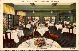 California Santa Maria The Santa Maria Inn Dining Room Curteich - Long Beach