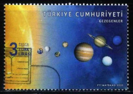 Türkiye 2020 Mi 4600 The Planets, Sun, Solar System, Space - Gebruikt