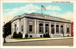 Kansas Parsons Post Office Curteich - Otros & Sin Clasificación