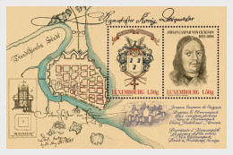 Luxembourg 2022 The 400th Birthday Of Jean-Gaspard De Cicignon, Architect Stamp MS/Block MNH - Neufs