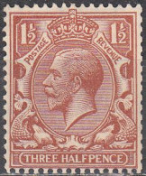 GREAT BRITAIN   SCOTT NO 189  MINT HINGED    YEAR  1924  WMK-35 - Neufs