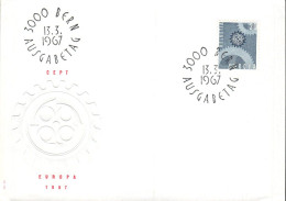 EUROPA 1967 SUISSE FDC - 1967