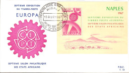 EUROPA 1967 RWANDA SALON PHILA DES ETATS AFRICAINS - 1967