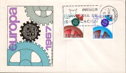 EUROPA 1967 ESPAGNE FDC - 1967