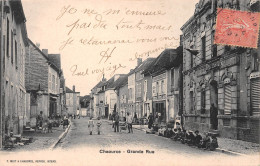 CHAOURCE (Aube) - Grande Rue - Précurseur Voyagé 190? (voir Les 2 Scans) Delacroix-Rochery, Montlignon, Seine-et-Oise - Chaource