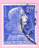 France, N° 1011B Obl. - Marianne De Muller - 1955-1961 Marianne Of Muller