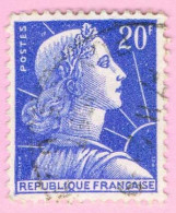 France, N° 1011B Obl. - Marianne De Muller - 1955-1961 Marianne Of Muller