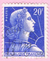 France, N° 1011B Obl. - Marianne De Muller - 1955-1961 Marianne Of Muller