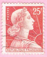 France, N° 1011C Obl. - Marianne De Muller - 1955-1961 Marianne Of Muller