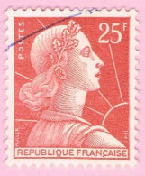 France, N° 1011C Obl. - Marianne De Muller - 1955-1961 Marianne (Muller)