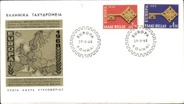 EUROPA 1968 GRECE FDC - 1968