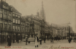 Breda (N - Br.)  Groote Markt 1902 - Breda