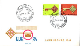 EUROPA 1968 LUXEMBOURG FDC - 1968