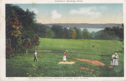 Canada CPA Golfing In Muskoka Muskoka Lakes Anderson's Muskoka Series MILFORD BAY Ont. 1919 (2 Scans) - Muskoka