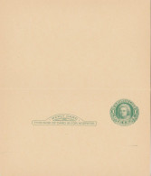Postal Stationary - REPLY CARD - ONE CENT - Martha Washington - 1921-40