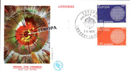 EUROPA 1970 ANDORRE FDC - 1970