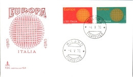 EUROPA 1970 ITALIE FDC - 1970