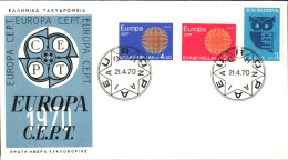 EUROPA 1970 GRECE FDC - 1970