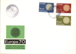 EUROPA 1970 PORTUGAL FDC - 1970