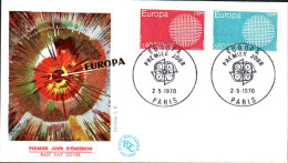 EUROPA 1970 FRANCE FDC - 1970