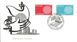 EUROPA 1970 FRANCE FDC - 1970