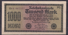 Germany - 1922 - 1000 Mark .- PG/Lb.. R75k..... AU - 1.000 Mark