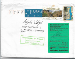 AUSTRALIEN XX013 / Mischfrankatur Nach Deutschland Mit Zollerklärung (Freigut) - Covers & Documents