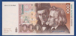 FEDERAL REPUBLIC OF GERMANY - P.44a – 1000 Deutsche Mark 1991 UNC, S/n AD4121049N9 - 1.000 DM