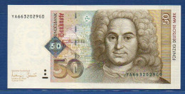 FEDERAL REPUBLIC OF GERMANY - P.45 – 50 Deutsche Mark 1996 UNC, S/n YA6632029G0 - REPLACEMENT - 50 Deutsche Mark