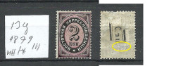 RUSSLAND RUSSIA 1879 Levant Levante Michel 13 Y * Heavily Hinged, Thin Spot! - Turkish Empire