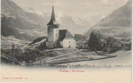 FRUTIGEN  ( SUISSE )    L'ÉGLISE    -C P A  ( 23 / 5 / 21  ) - Frutigen