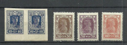 RUSSLAND RUSSIA 1923 Michel 208 - 211 MNH - Nuevos