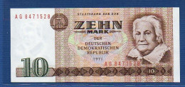 GERMANY - DEMOCRATIC REPUBLIC -  P.28b – 10 Mark 1971 UNC, S/n AG8471528 - 10 Mark