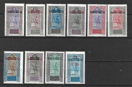 Timbre Colonie Françaises Haute-Volta Neuf * N 1 / 3 + 7 + 10 / 12 + 17 + 27 + 36 - Unused Stamps
